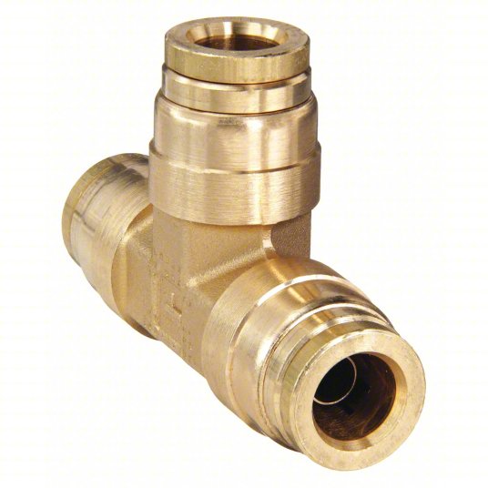 Parker 164PTC-6-6-4 Brass Union Tee